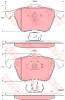 TRW GDB1576 Brake Pad Set, disc brake