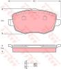 TRW GDB1593 Brake Pad Set, disc brake