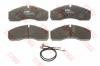 TRW GDB1610 Brake Pad Set, disc brake