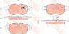 TRW GDB1613 Brake Pad Set, disc brake