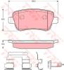 TRW GDB1637 Brake Pad Set, disc brake