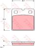 TRW GDB1641 Brake Pad Set, disc parking brake