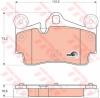 TRW GDB1653 Brake Pad Set, disc brake