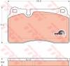 TRW GDB1670 Brake Pad Set, disc brake