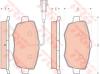 TRW GDB1706 Brake Pad Set, disc brake