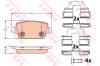 TRW GDB1709 Brake Pad Set, disc brake