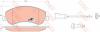 TRW GDB1724 Brake Pad Set, disc brake