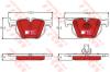 TRW GDB1727DTE Brake Pad Set, disc brake