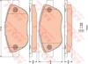 TRW GDB1750 Brake Pad Set, disc brake