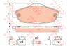 TRW GDB1761 Brake Pad Set, disc brake
