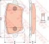 TRW GDB1763 Brake Pad Set, disc brake