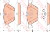 TRW GDB1810 Brake Pad Set, disc brake