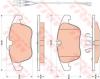 TRW GDB1818 Brake Pad Set, disc brake