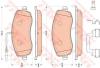 TRW GDB1820 Brake Pad Set, disc brake