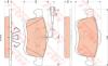 TRW GDB1865 Brake Pad Set, disc brake