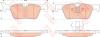 TRW GDB1919 Brake Pad Set, disc brake