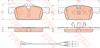 TRW GDB1929 Brake Pad Set, disc brake