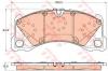 TRW GDB2052 Brake Pad Set, disc brake