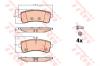 TRW GDB2079 Brake Pad Set, disc brake