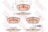 TRW GDB2080 Brake Pad Set, disc brake