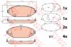 TRW GDB2097 Brake Pad Set, disc brake