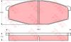TRW GDB251 Brake Pad Set, disc brake