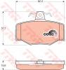 TRW GDB3092 Brake Pad Set, disc brake
