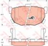 TRW GDB3170 Brake Pad Set, disc brake
