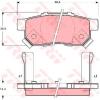 TRW GDB3174 Brake Pad Set, disc brake