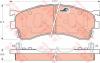 TRW GDB3192 Brake Pad Set, disc brake