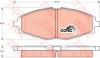 TRW GDB3195 Brake Pad Set, disc brake
