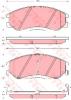 TRW GDB3244 Brake Pad Set, disc brake