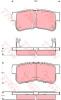 TRW GDB3258 Brake Pad Set, disc brake