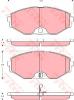 TRW GDB3273 Brake Pad Set, disc brake