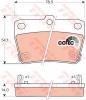 TRW GDB3279 Brake Pad Set, disc brake