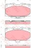 TRW GDB3307 Brake Pad Set, disc brake
