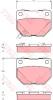 TRW GDB3308 Brake Pad Set, disc brake