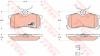 TRW GDB3334 Brake Pad Set, disc brake