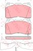 TRW GDB3349 Brake Pad Set, disc brake