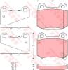 TRW GDB3350 Brake Pad Set, disc brake