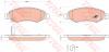 TRW GDB3363 Brake Pad Set, disc brake