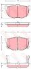 TRW GDB3368 Brake Pad Set, disc brake