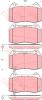 TRW GDB3381 Brake Pad Set, disc brake