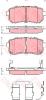 TRW GDB3421 Brake Pad Set, disc brake