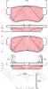 TRW GDB3432 Brake Pad Set, disc brake