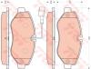 TRW GDB3439 Brake Pad Set, disc brake
