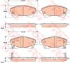 TRW GDB3479 Brake Pad Set, disc brake