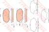 TRW GDB3486 Brake Pad Set, disc brake
