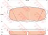 TRW GDB3491 Brake Pad Set, disc brake