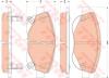 TRW GDB3511 Brake Pad Set, disc brake